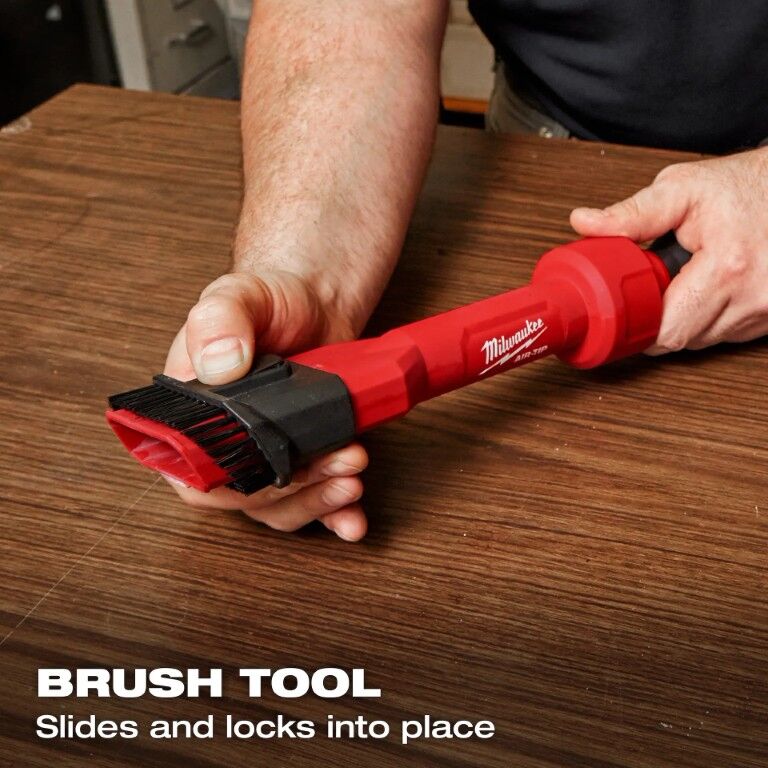 Milwaukee Air-Tip 2-In-1 Vacuum Utility Brush Tool