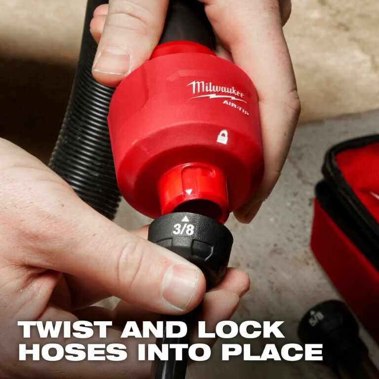 Milwaukee Air-Tip Long Reach Flexible Micro Vacuum Hose Set, 5-Pc