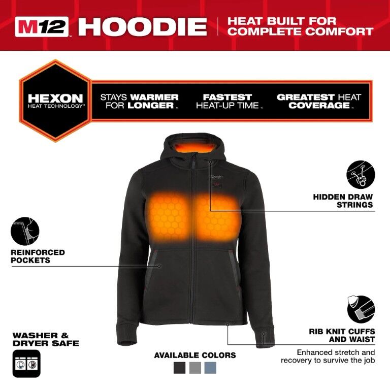 Milwaukee Women's M12 Heated Hoodie