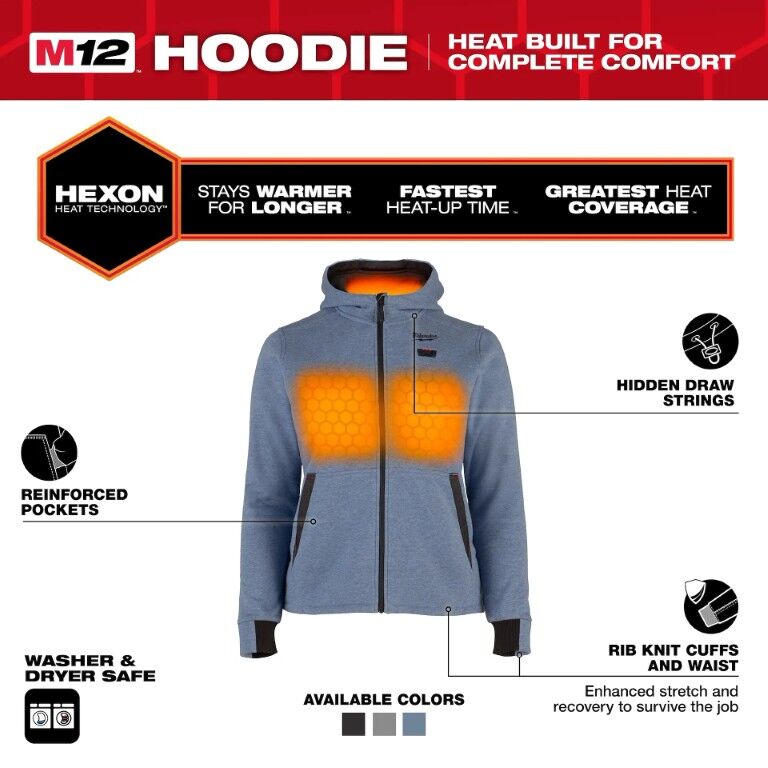 Milwaukee Women's M12 Heated Hoodie