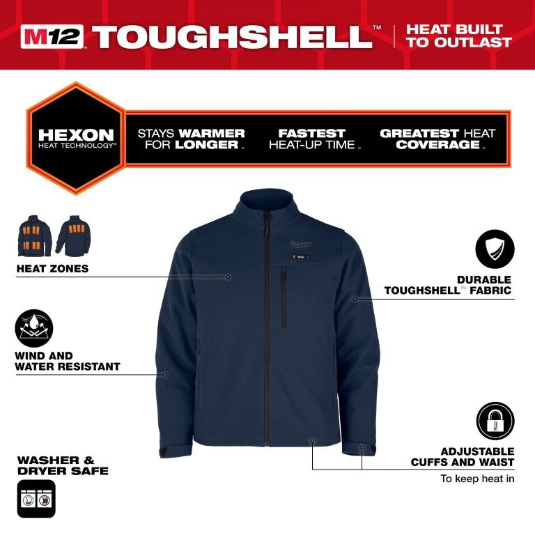 Milwaukee Men's M12 Heated TOUGHSHELL Jacket