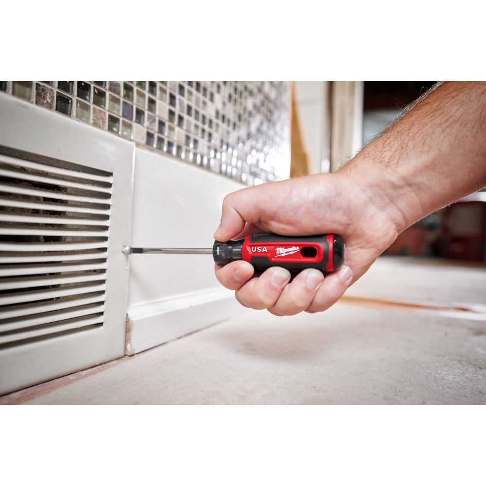 Milwaukee 1/4-In Cabinet 10-In Cushion Grip Screwdriver (USA)