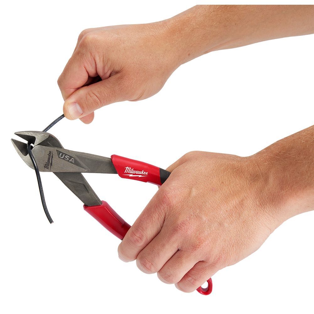 Milwaukee 7-In Diagonal Comfort Grip Cutting Pliers (USA)