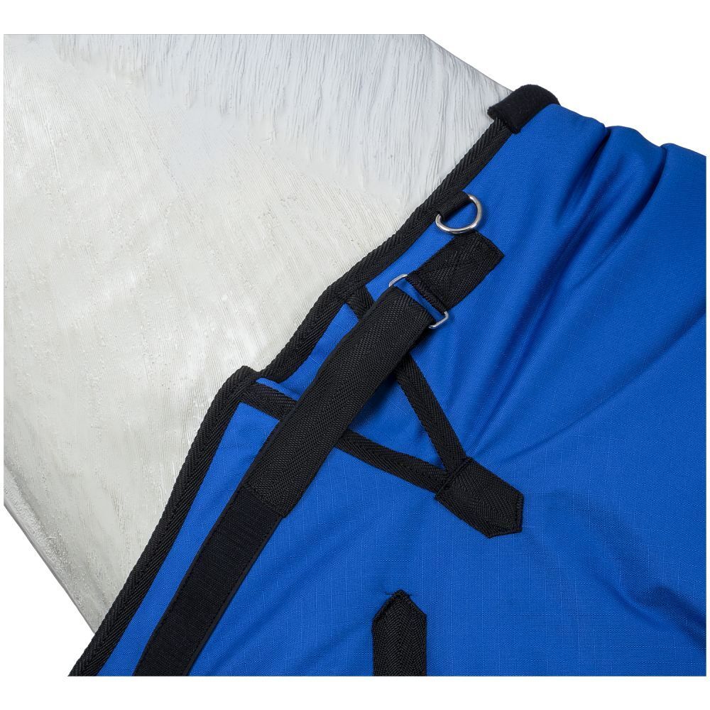 Tough1 600D Royal Blue Turnout Blanket With Snuggit, 69-In