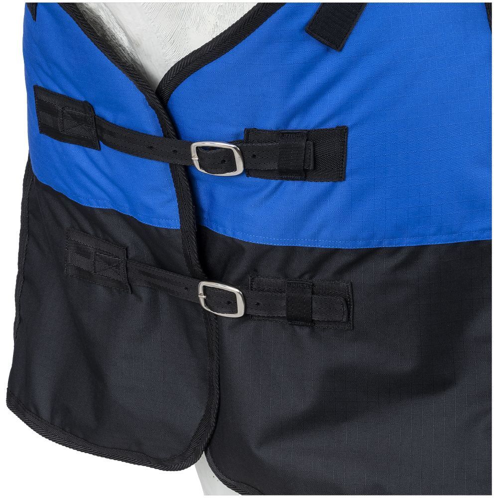 Tough1 600D Royal Blue Turnout Blanket With Snuggit, 75-In