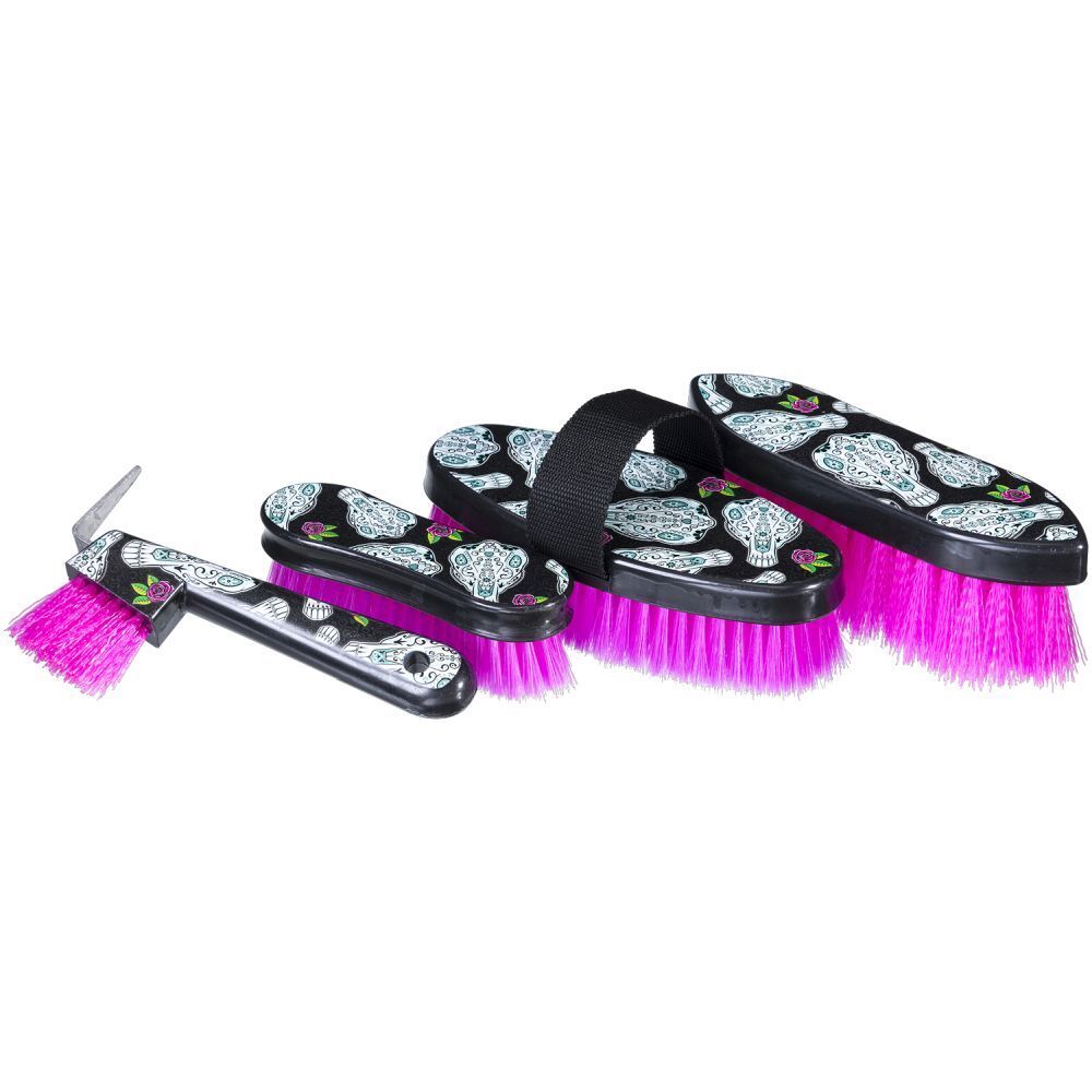 Tough-1 Sugar Skull Printed Brush Package, 4-Pk