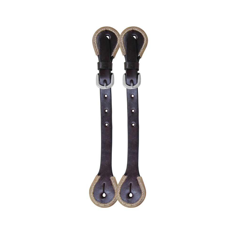 Oxbow Tack Rawhide Tip Adult Chocolate Spur Straps