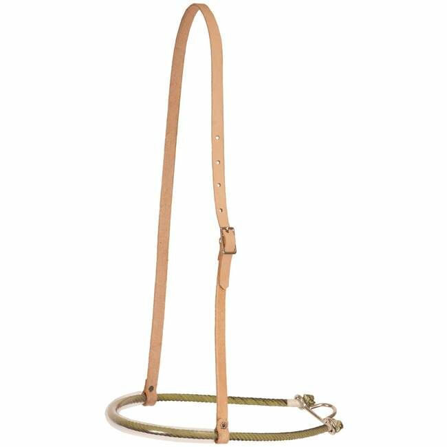 Oxbow Tack Rope Noseband With Plastic Cover - Brown