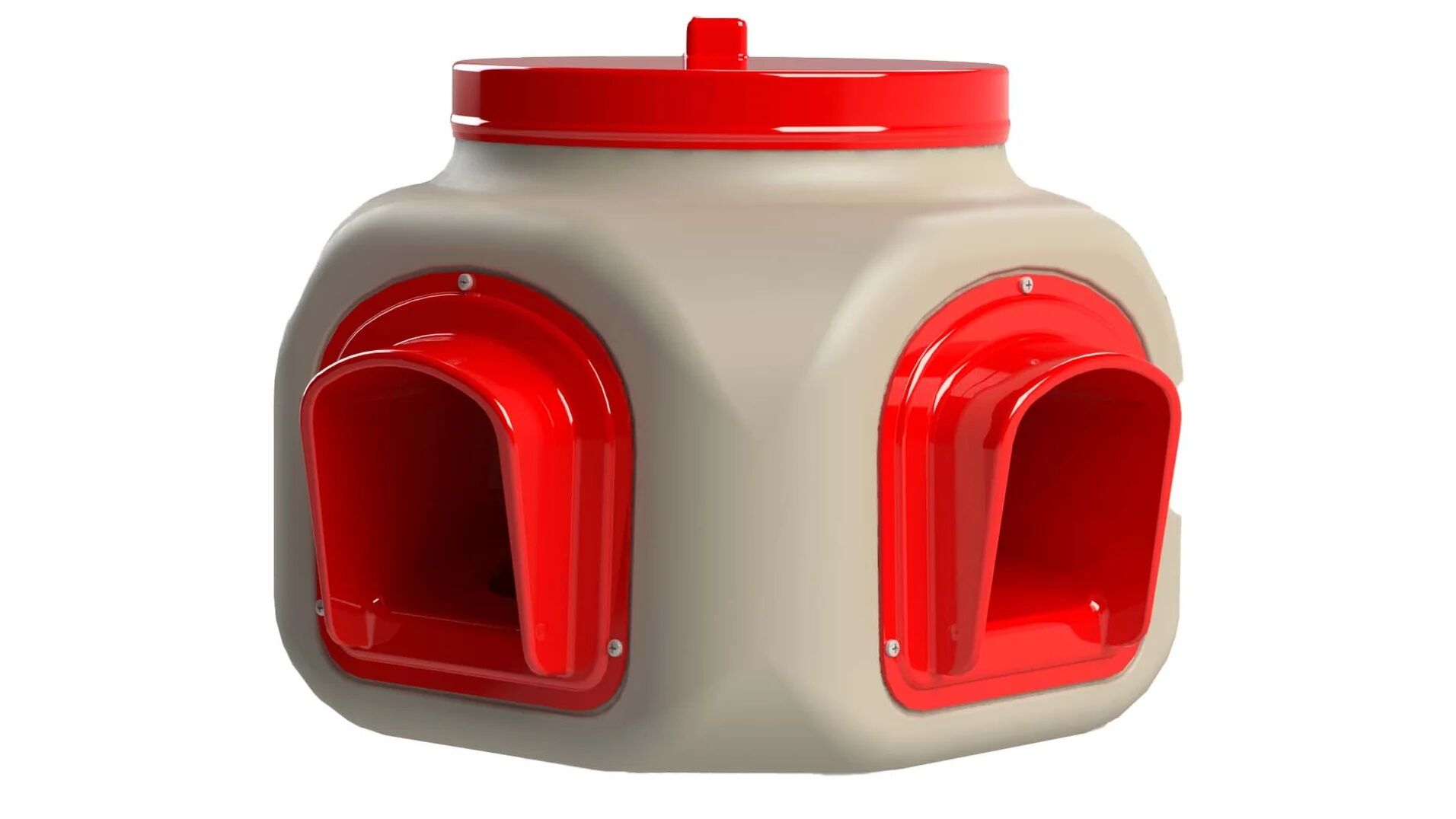 OverEZ Compact Chicken Feeder, 25-Lb