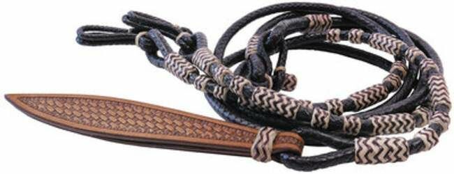 Buffalo Leather Soft Leather Romel Rein - Brown