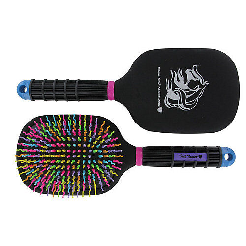 Professional's Choice Tail Tamer Rainbow Paddle Brush