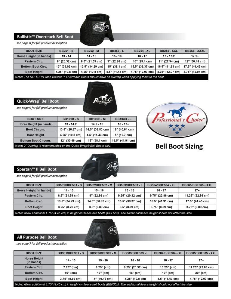 Professional's Choice Black Large Ballistic Overreach Boots