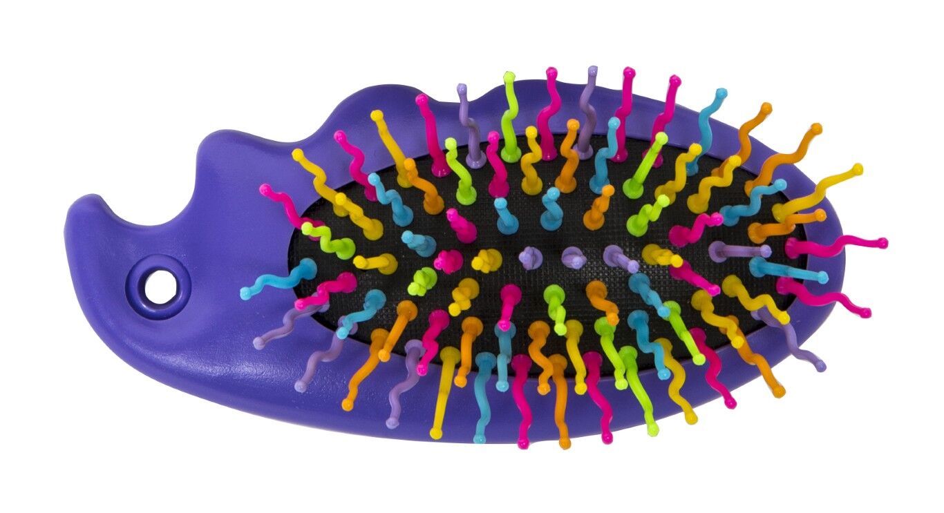 Professional's Choice Tail Tamer Mini Mane Rainbow Brush Assorted Colors