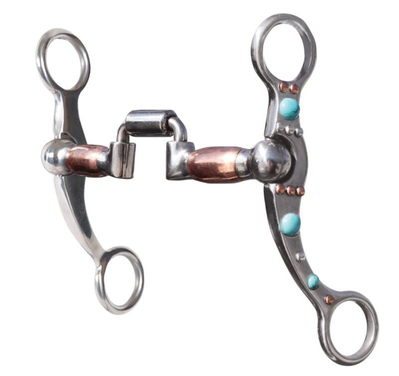 Professional's Choice Turquoise Hinged Port Dot Shank, 5 1/4-In