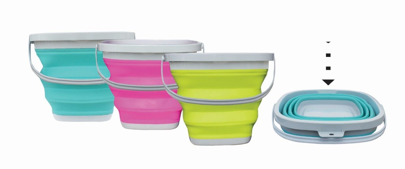 Professional's Choice Tail Tamer Grooming Kit With Collapsible Bucket Assorted Colors