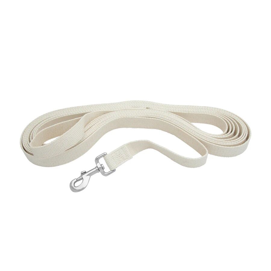 Weaver Equine Flat Cotton Lunge Line with Swivel Snap, 1-In X 25-Ft