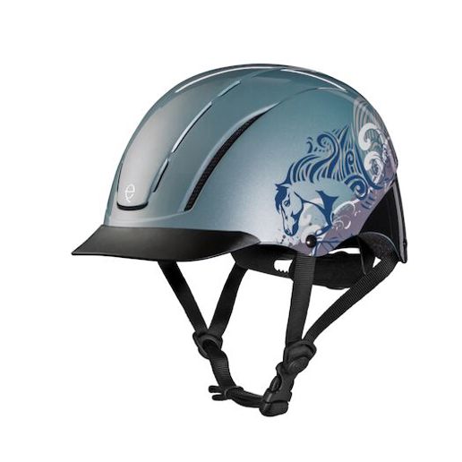 bike helmet for horse riding Smart Nova / Polish Brown making the Deluxe Schooler perfect for growing heads or when helmet sharing is necessary Troxel Spirit Sky Dreamscape Helmet