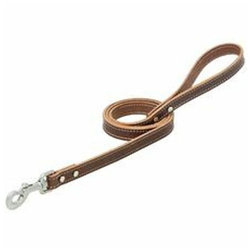 Weaver Leather Bridle Leather Dog Leash - Brown