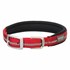Weaver Leather Reflective Lined Dog Collar 17" - Red