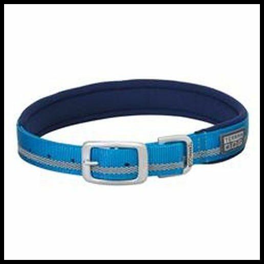 Weaver Leather Reflective Lined Dog Collar 19" - Blue