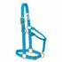 Weaver Leather Original Adjustable Chin/Throat Snap Halter 3/4" - Hurricane Blue, Suckling
