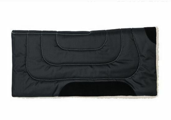 Weaver Leather Synthetic Canvas Saddle Pad - Black, 31 in X 32 in