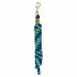 Weaver Leather Poly Lead Rope With A Solid Brass 225 Snap - Blue/Turquoise/Green