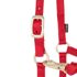 Weaver Equine Miniature Horse Adjustable Chin & Throat Snap Halter Red Average Size
