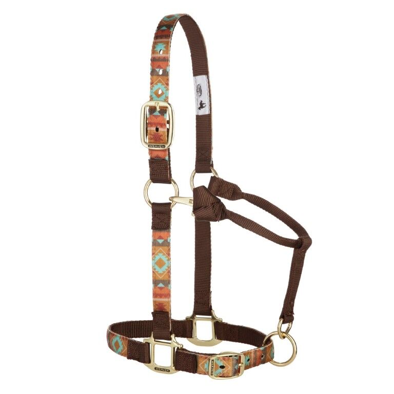Weaver Lost Creek Patterned Adjustable Halter, 1-In