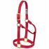 Weaver Leather Original Non-Adjustable Nylon Horse Halter - Red, Small Horse