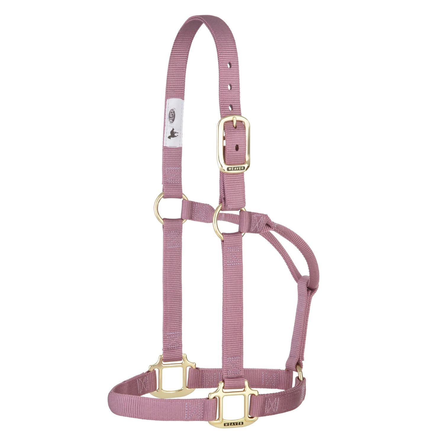 Weaver Leather Original Non-Adjustable Mauve Average Halter, 1-In