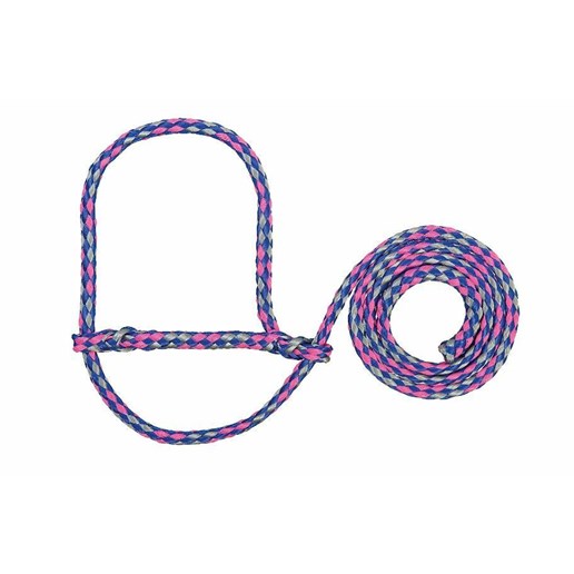 Weaver Leather Poly Rope Sheep Halter - Blue|Pink