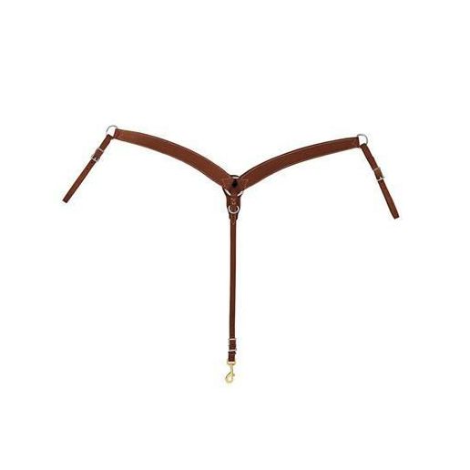 Weaver Leather Horizons Breast Collar - Brown, Leather, 1-3/4 in