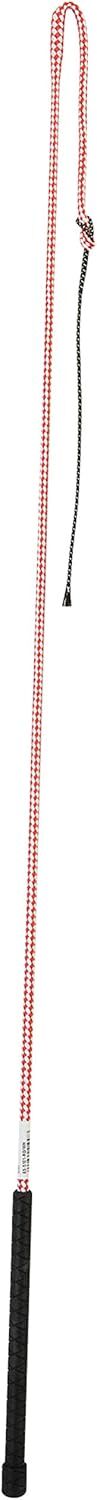 Weaver Leather Red/White Livestock Whip With Rubber Handle, 50-In