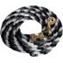 Mustang Manufacturing Black/Grey/White Poly Cowboy Lead Rope, 5/8-In x 9-Ft