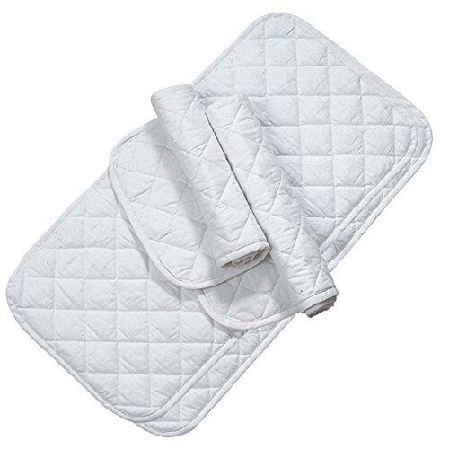 Mustang Manufacturing Quilted Leg Wrap, Set Of 4 - White, 14 X 28 in