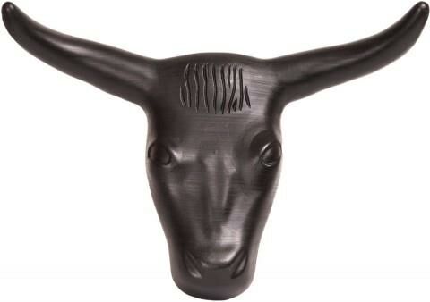Mustang Manufacturing Steer Head With Rods - Black