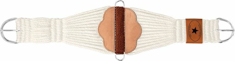 Mustang Manufacturing Texas Roper Cinch - White, Rayon, 32 in