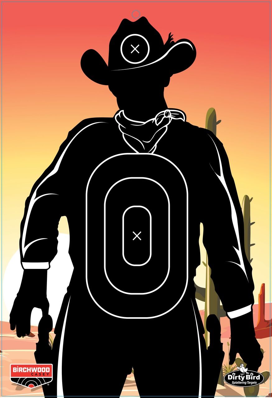 Birchwood Casey Gunslinger Skyline Dirty Bird Target, 12-In x 18-In, 6-Pk