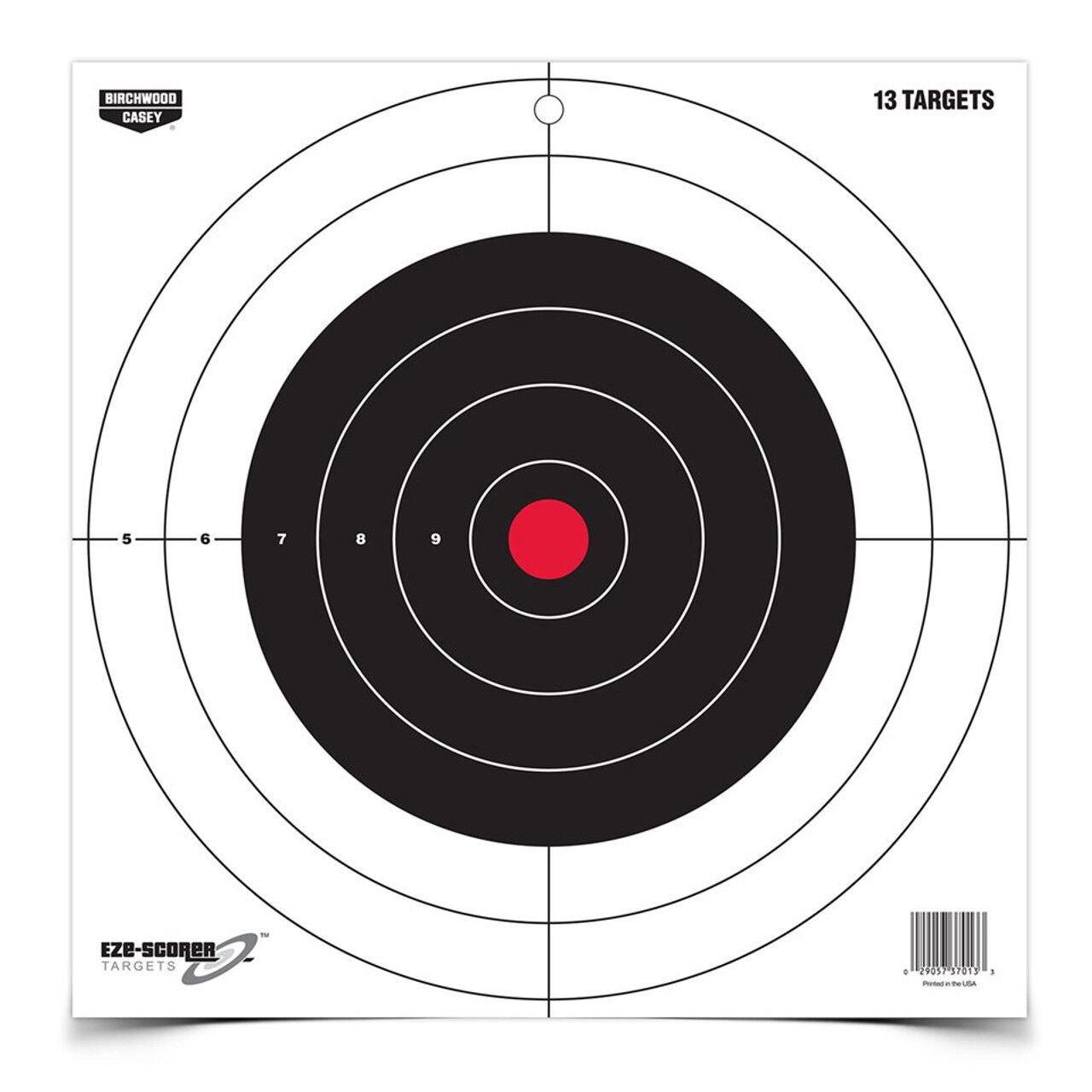 Birchwood Casey Eze-Scorer Bull's-Eye Target, 12-In, 13-Pk