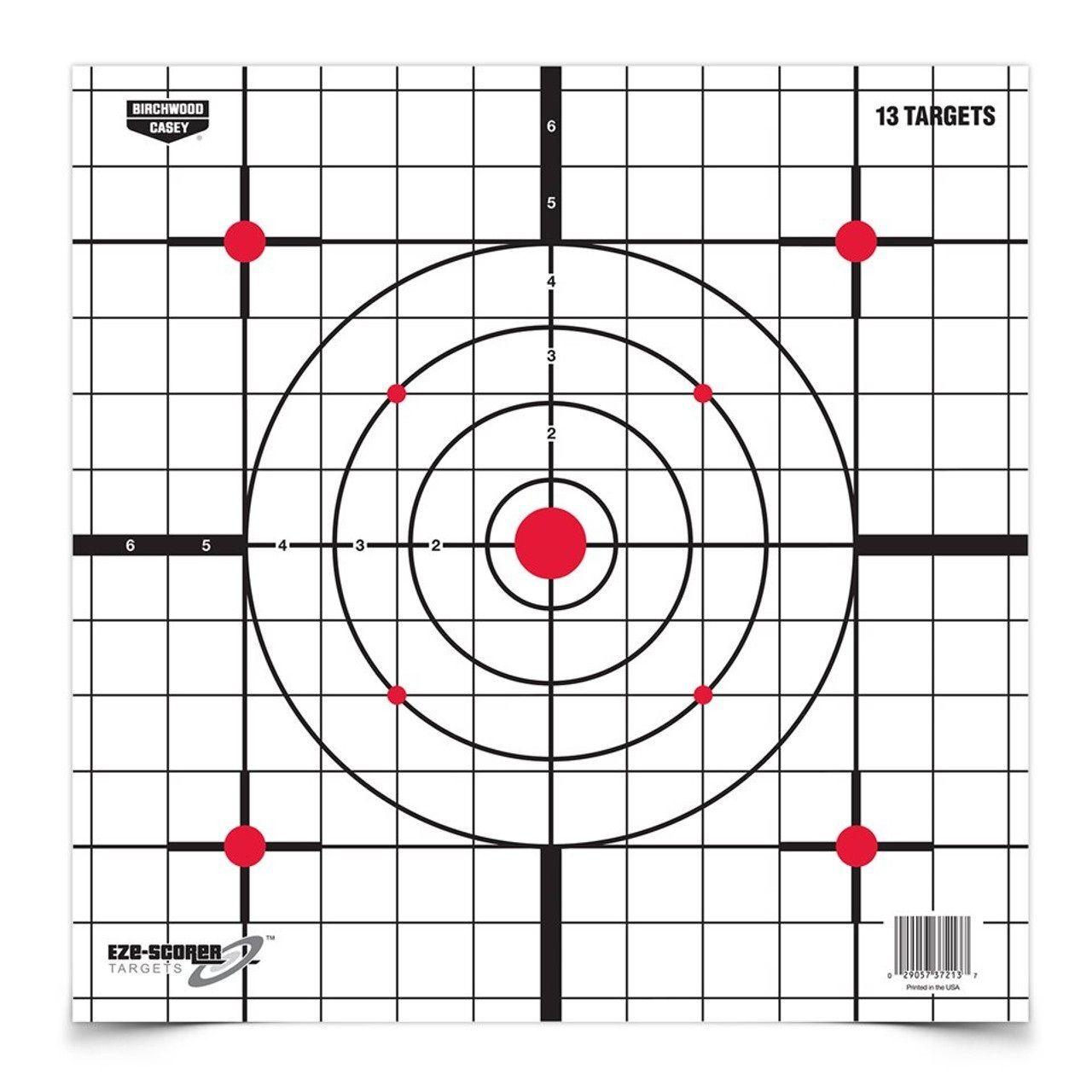 Birchwood Casey Eze-Scorer Sight-In Paper Target, 12-In, 13-Pk