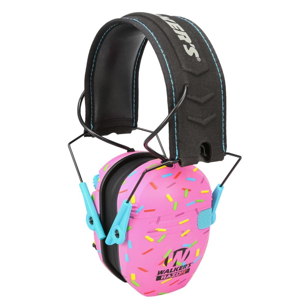 Walker's Razor Pink Sprinkles Slim Electronic Ear Muffs