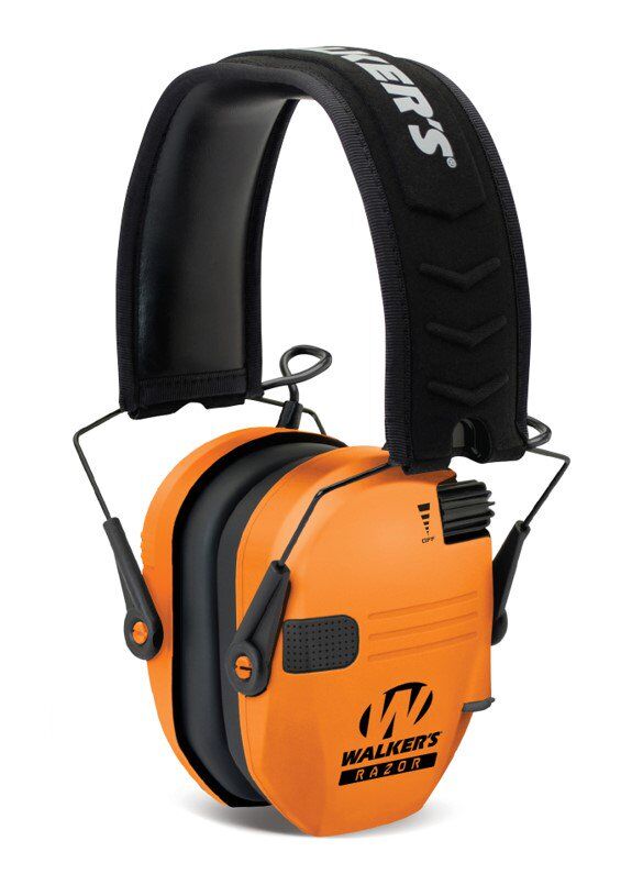 Walker's Razor Slim Electronic Blaze Orange Muff