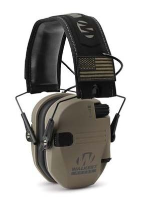 Walker's Razor Slim Electronic Hearing Protection Muffs Flat