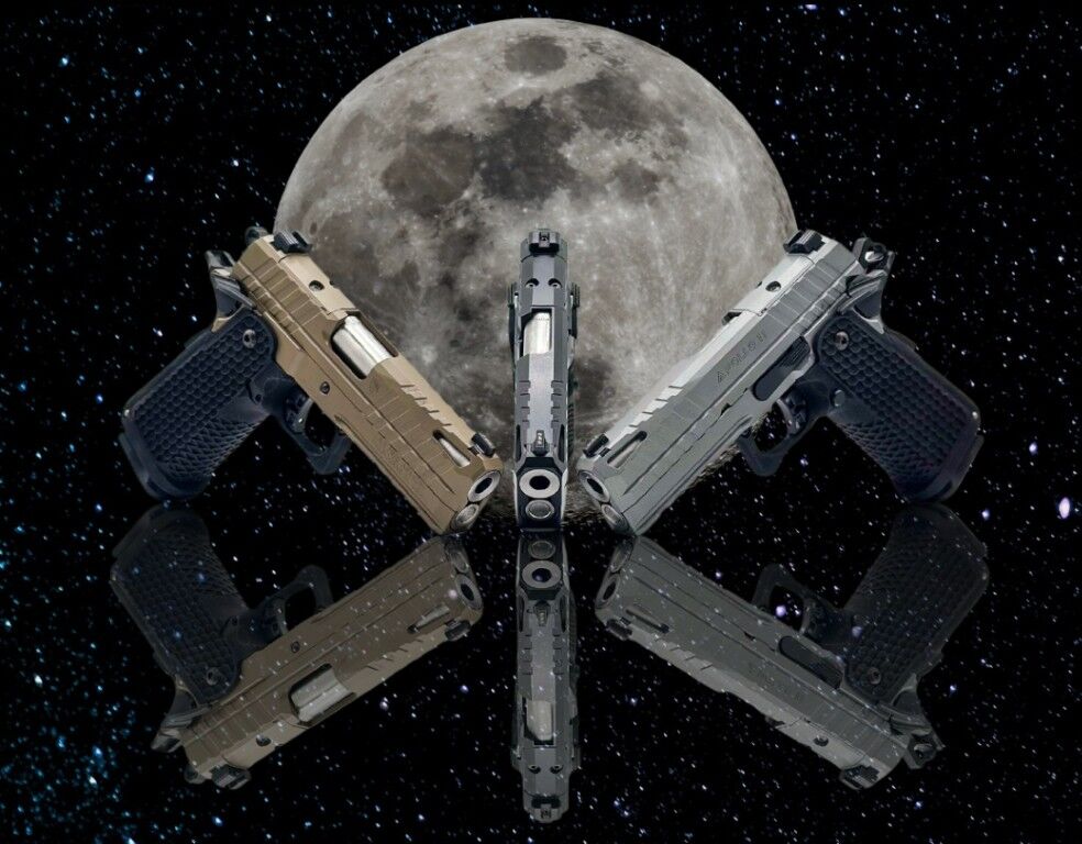 Live Free Armory Apollo 11 9mm Elite Gray Optics Ready Ported Compact Pistol, 17-Rd