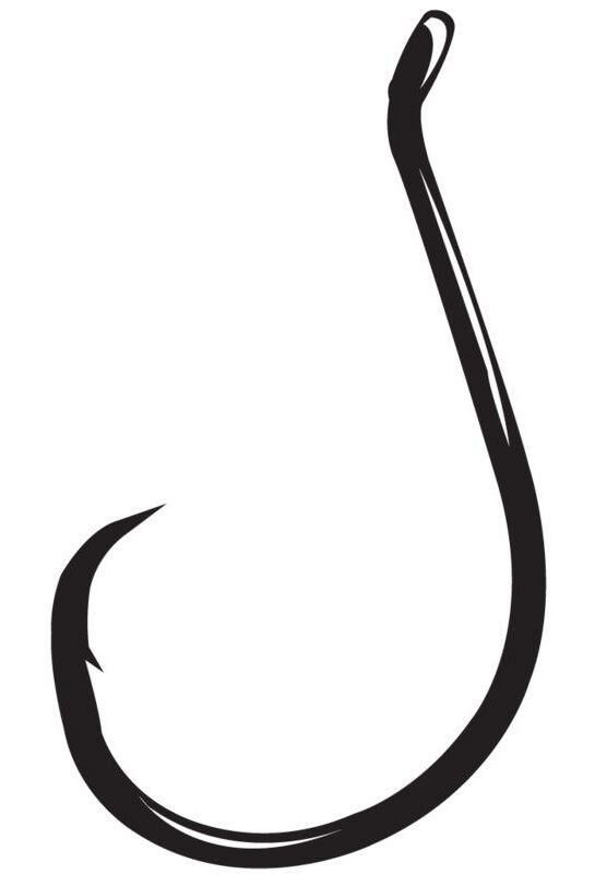 Gamakatsu 6 Pack Octopus Circle Hook #1 - Black