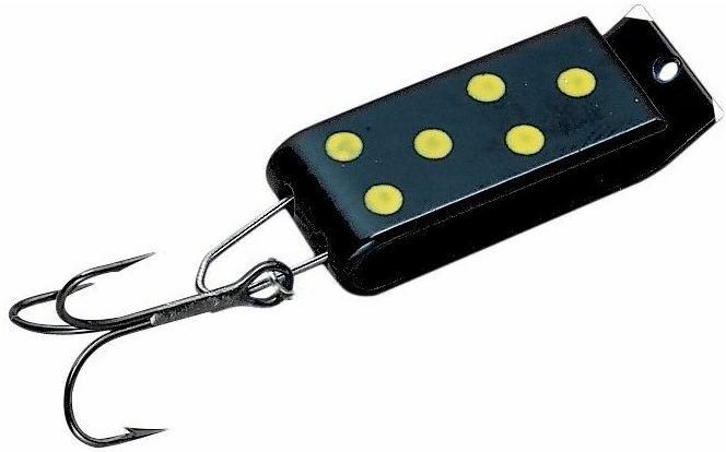 Jakes Lures Lil-Jake Lure 1/6 Yellow-Dot - Black