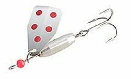 Jakes Lures Stream-A-Lure 1/6 Red-Dot - Chrome