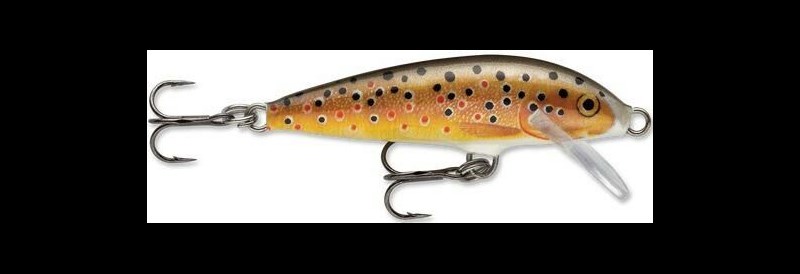 Rapala #9 Orig Fltg Lure Brown Trout - 3 1/2 in - Bait & Lures, Rapala