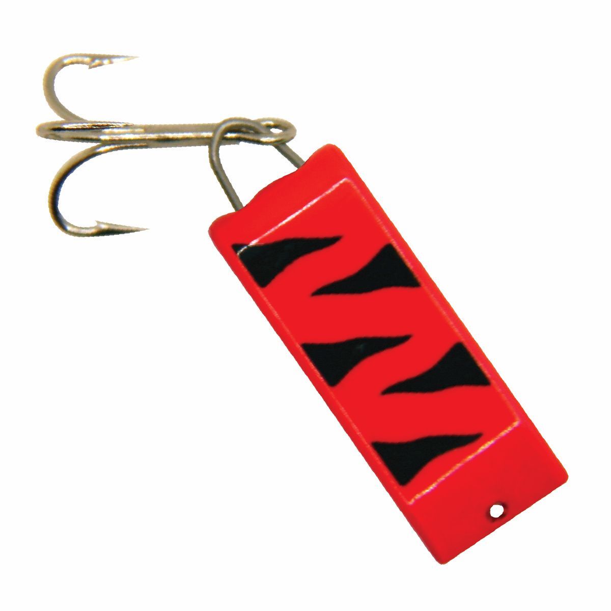 Jake's Lures Spin-A-Lure Neo Red with Black Stripes, 1/4-Oz